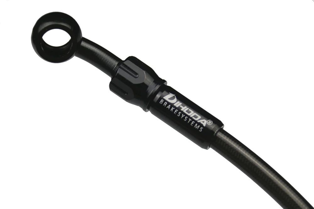 In-Stock Motorcycle Brake 28 ° 90 °   Double-Jointed Stainless Steel Braided Electric Motorcycle Modified High-Pressure Brake Hose