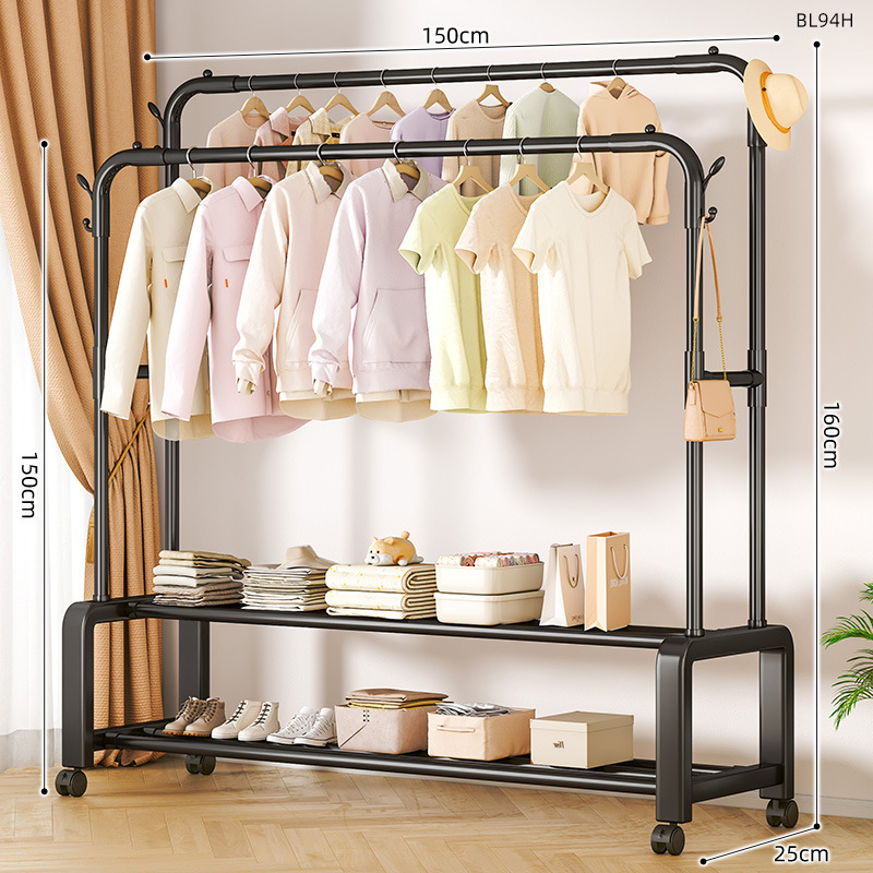 더블폴-베이스 더블 레이어-플러스 휠 블랙 150