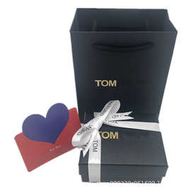 汤姆福特TOMFORD黑管哑光口红盒香水盒提袋包装手挽袋YL礼品盒CH