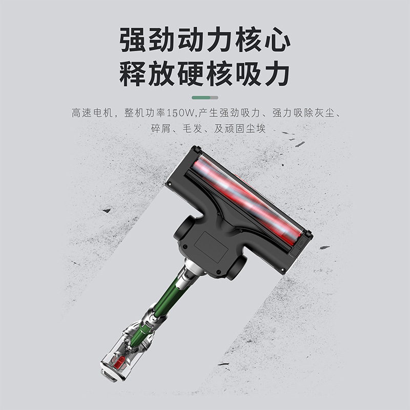 Venta caliente transfronteriza de mano aspiradora hogar inalámbrico de succión grande alfombra aspiradora cepillo anti-ácaro una máquina de arrastre tres todo en uno