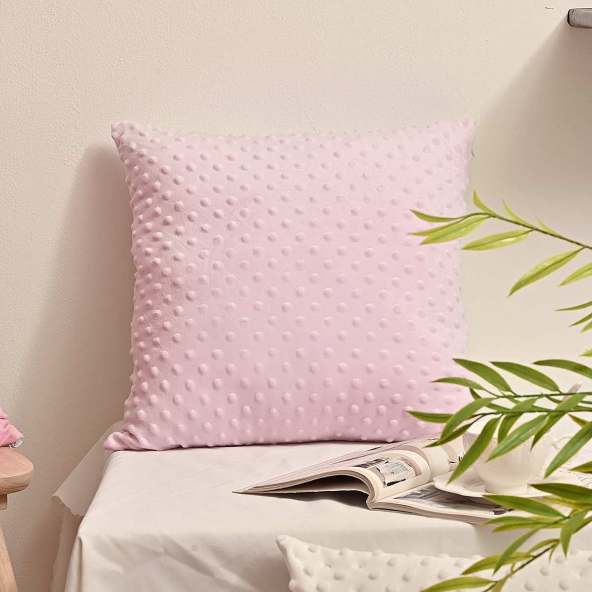 Amazon de color sólido pillowcase Jacquard pillowcase universal pillowcase pillowcase TEMU spot