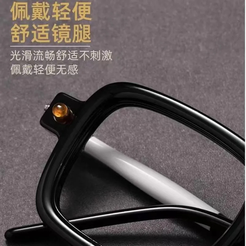 El nuevo estilo anti-azul y el aire occidental muestran gafas de presbiterio jóvenes para hombres y mujeres de alta definición, modelos explosivos de mediana edad y ancianos, protector ocular de presbiterias