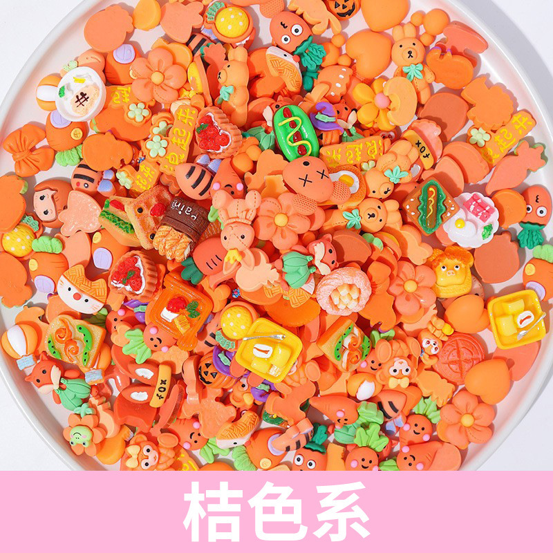 漫画ミックス樹脂クリームゴムdiy材料手作りアクセサリー携帯ケース装飾ヘアピンヘアアクセサリー|undefined