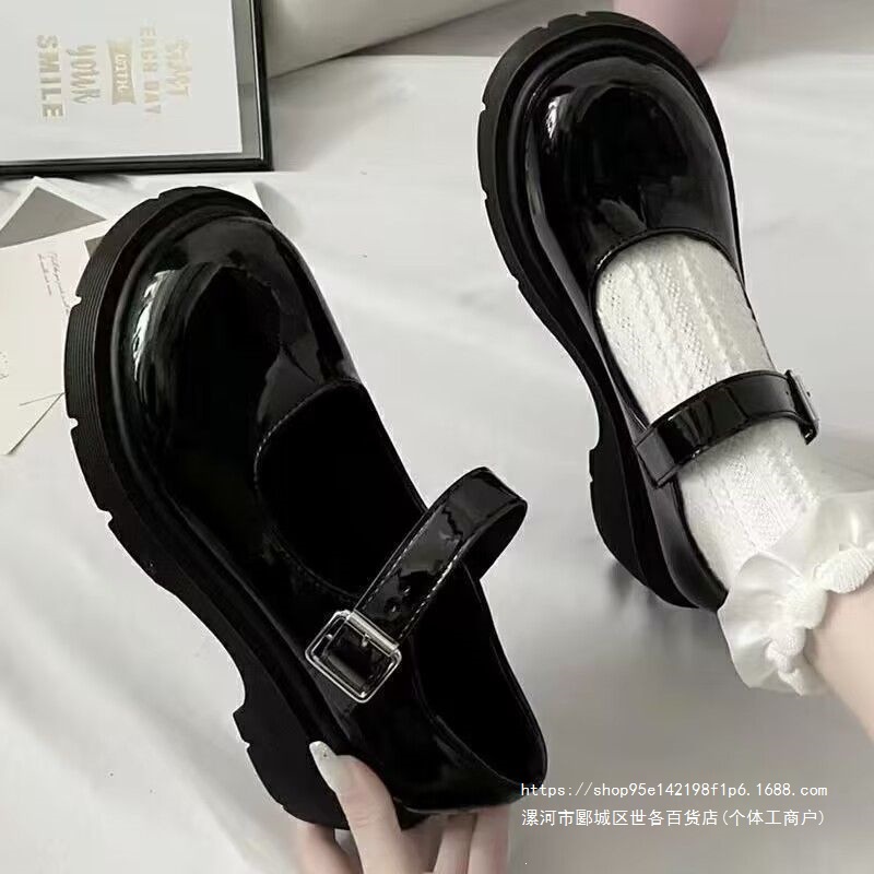 Mary Jane style Japanese JK leather shoes for women, Korean style, versatile, retro, British style, 2026 new spring single shoes for women.