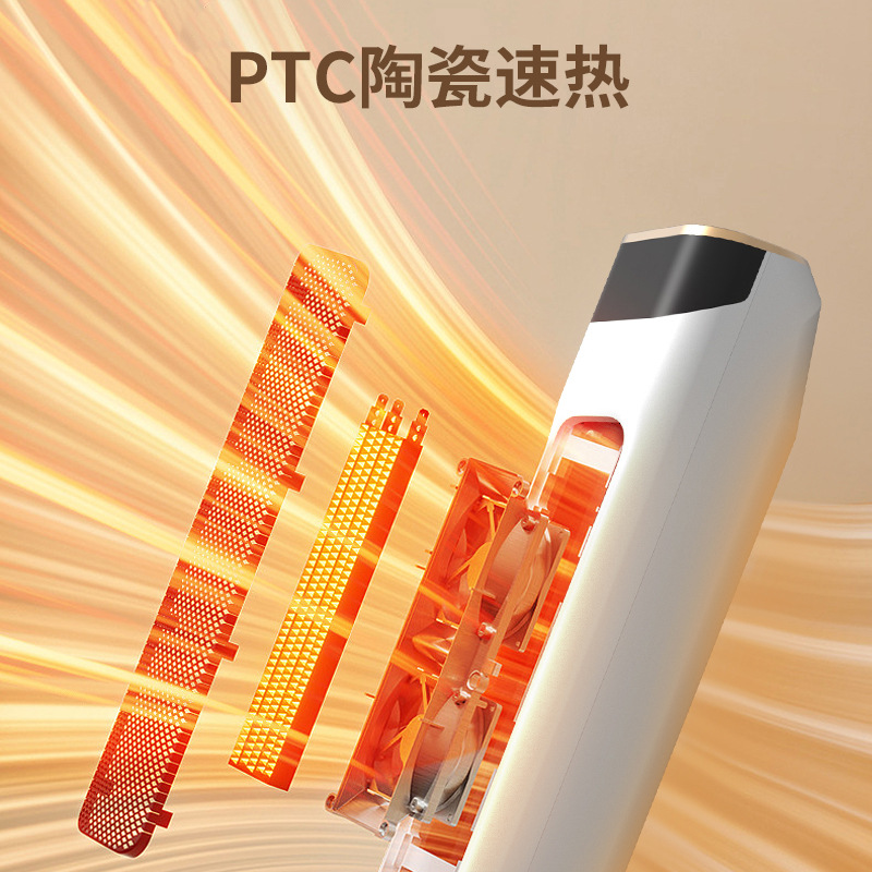Transfronterizo inteligente de voz calentador de aire calentador doméstico control remoto pequeño calentador solar calentador eléctrico artefacto de calefacción vertical