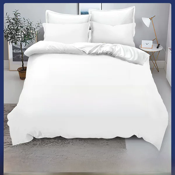 3D digital printing three-piece cross-border quilt cover pillowcase sheets foreign trade bedding to map custom
