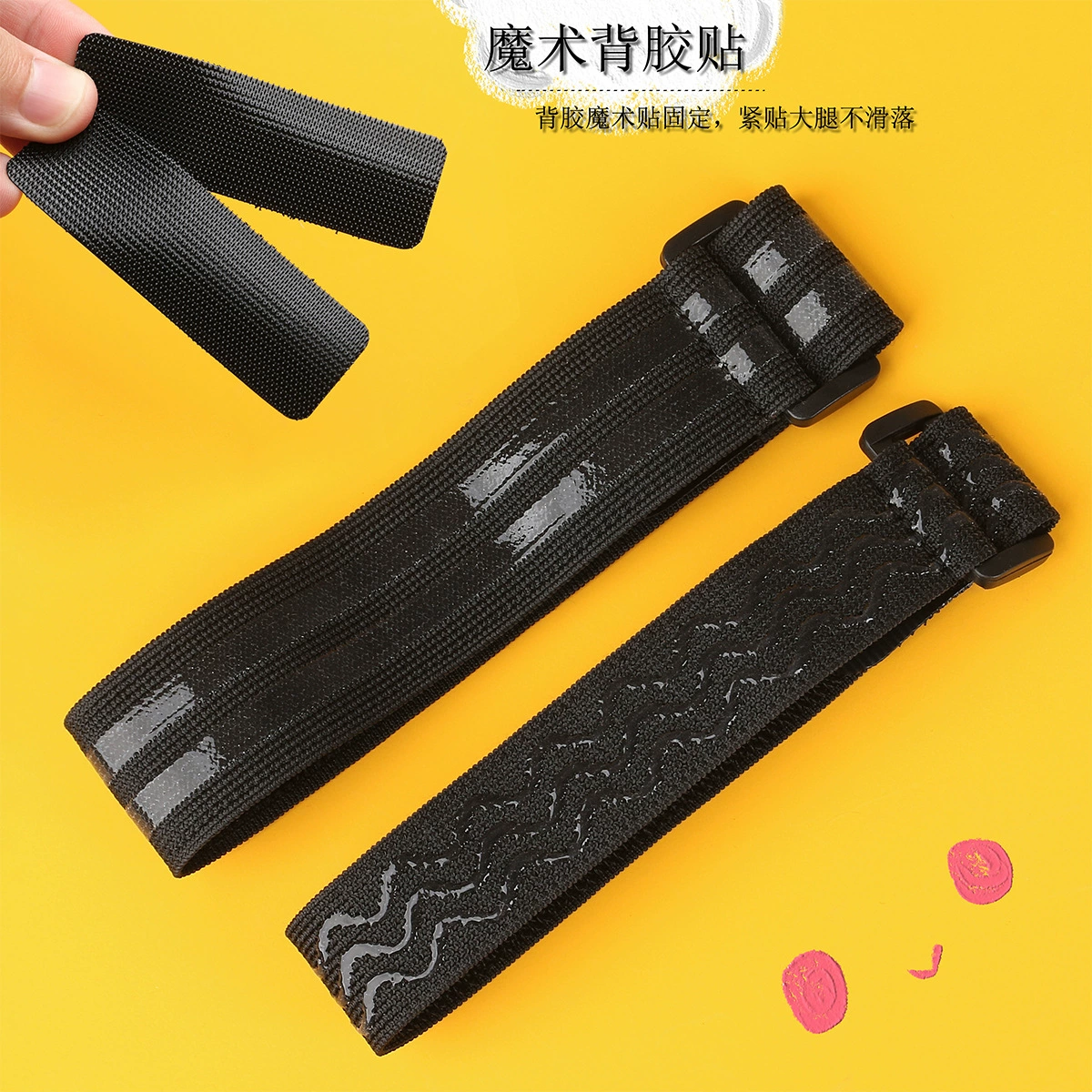 Сапоги с ремешком на липучке длиной 3,8 см, высокие сапоги выше колена, длинные сапоги с пряжкой на шнурке, нескользящие и противоскользящие ремешки.