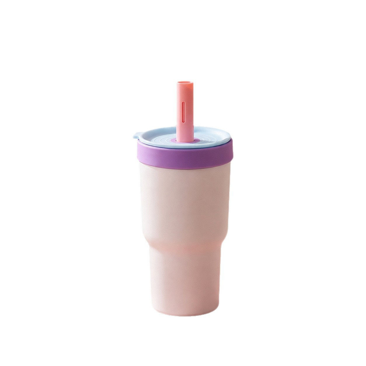 Taza de aislamiento de agua de alto valor de superficie, taza de aislamiento de paja de vidrio multipropósito, taza de apertura rápida de un botón