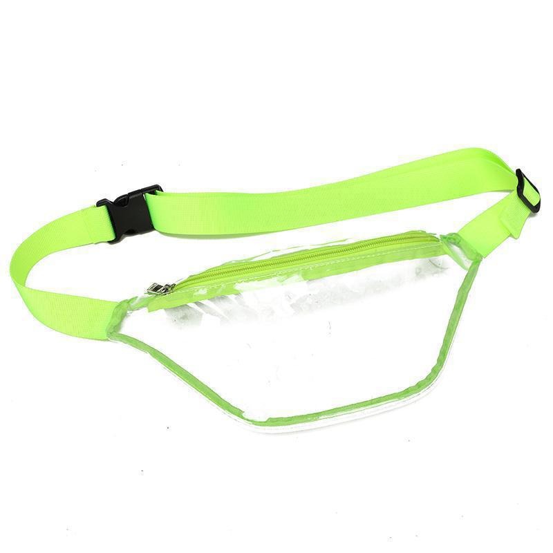Bolsa deportiva transfronteriza personalizada impermeable transparente bolso de pecho de PVC de gran capacidad bolso de baño de correr al aire libre