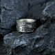 Men's domineering fashion open ring retro personality index finger Chinese style auspicious beast ring in stock wholesale