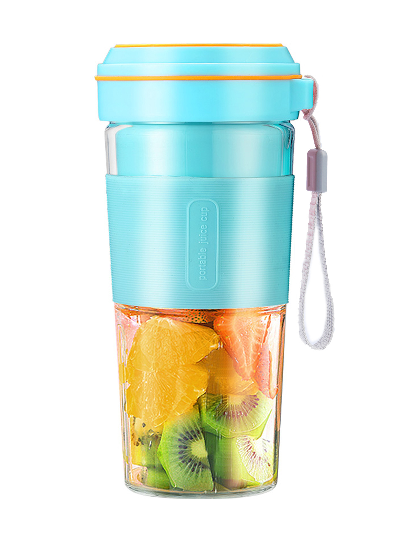 Mini exprimidor de jugo inalámbrico máquina de jugo doméstica mini pequeña máquina de cocina eléctrica portátil para estudiantes jugo frito