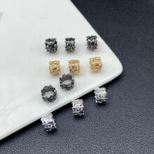14k�߱�ɫ��ʯ�U�ո���Ͱ��DIY�Ʒ���ˮ���錚���洮�鴩����