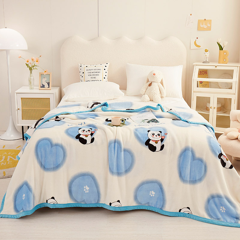 New snow leopard fur thick heating blanket air conditioner cover nap blanket fur blanket blanket manufacturer wholesale