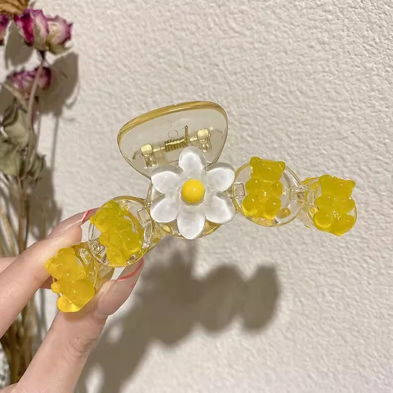 大号撞色发抓春季鲨鱼夹显发量高颜值森系发夹多巴胺儿童轻奢抓夹|undefined