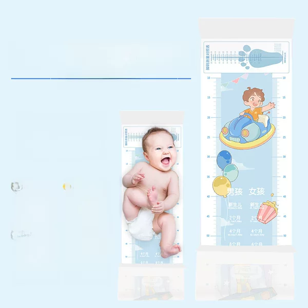 Foot measuring device + head circumference ruler infant height measuring pad baby height measuring artifact children ruler precision household