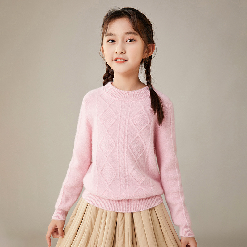 demi-season children's cashmere shirt