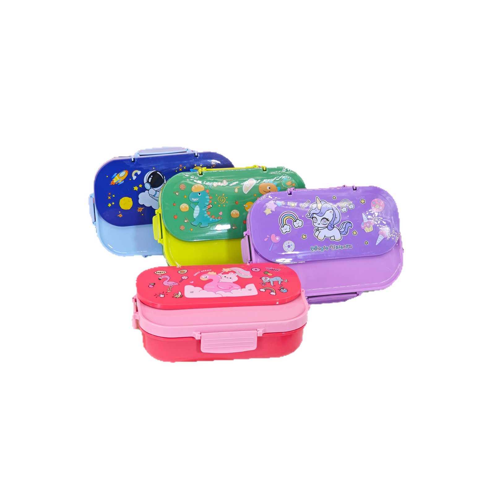 Postaje gratuito para adultos oficina almuerzo con cubiertos, microondas portátil caja de almuerzo de plástico de gran capacidad