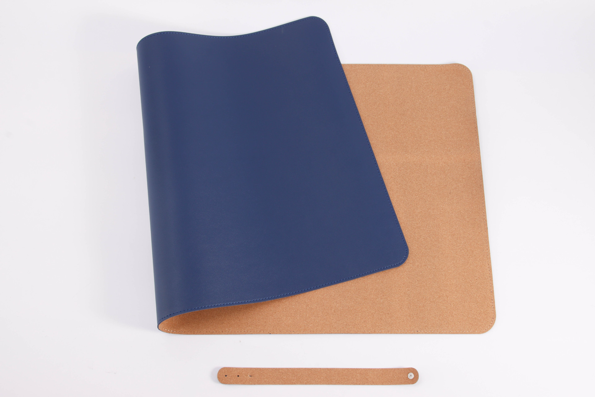 Alfombrilla de ratón de cuero de corcho, teclado de computadora portátil, escritorio de escritorio de oficina de color sólido de gran tamaño, patrón de impresión LOGO