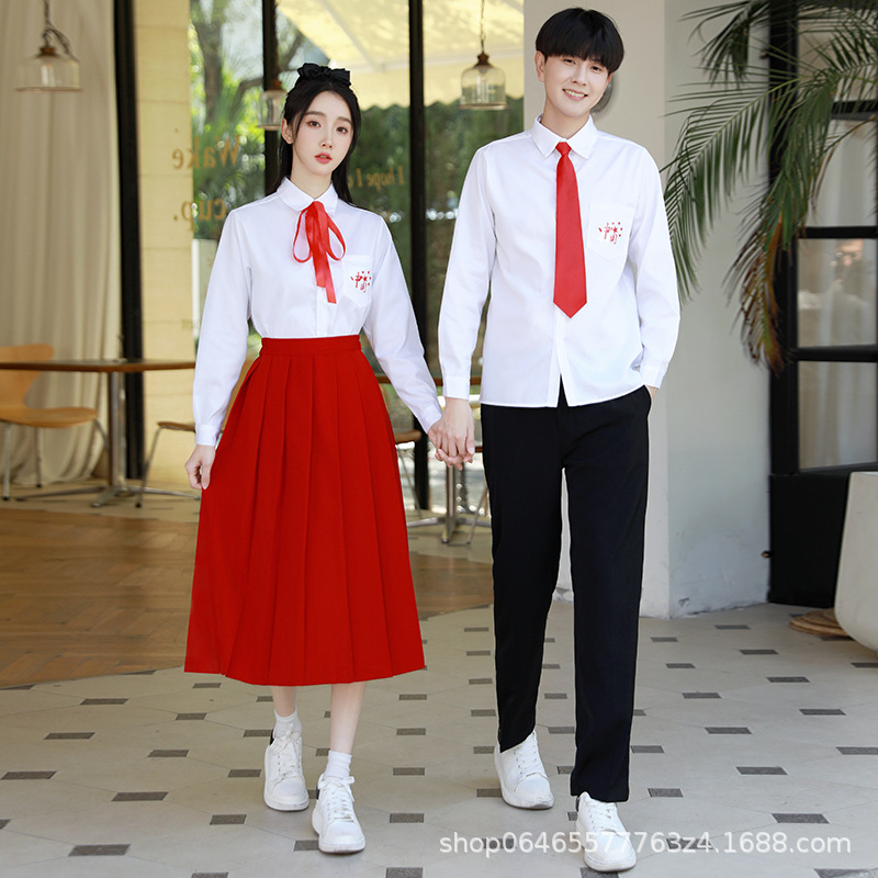 Graduation Class Uniform Set, College Style High School Student Chorus, Junior High School Performance Clothing, Recitation School Uniform, Sports Meeting Fresh
