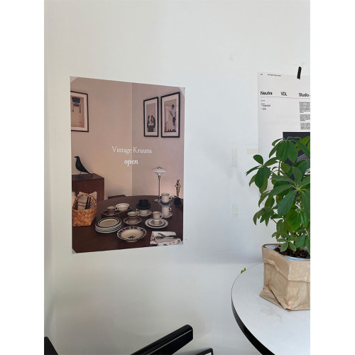 French-style dining table corner [ins wall sticker] bedroom room decoration painting arrangement wall poster