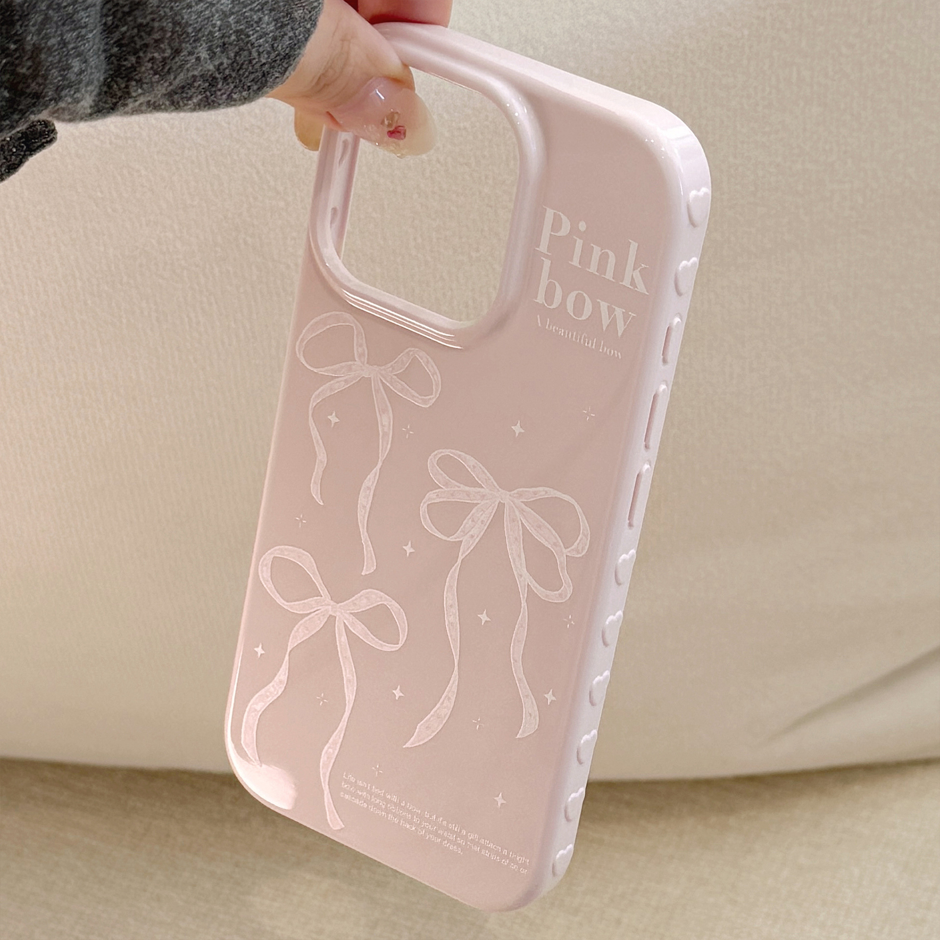 Coque De Téléphone À Nœud Ballet Pour Iphone Pro Max Plus_voghion.com