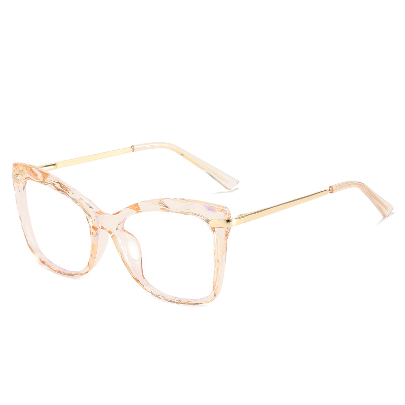 Damen Blaulichtfilter Brille Mit Diamantschliff Kanten Tr90_voghion.com