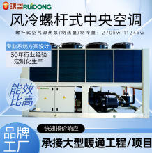 风冷螺杆机风冷热泵机组超低温空气源热泵低温模块机工业厂区空调