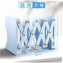 Retractable bookstand with pen holder desktop book organizer