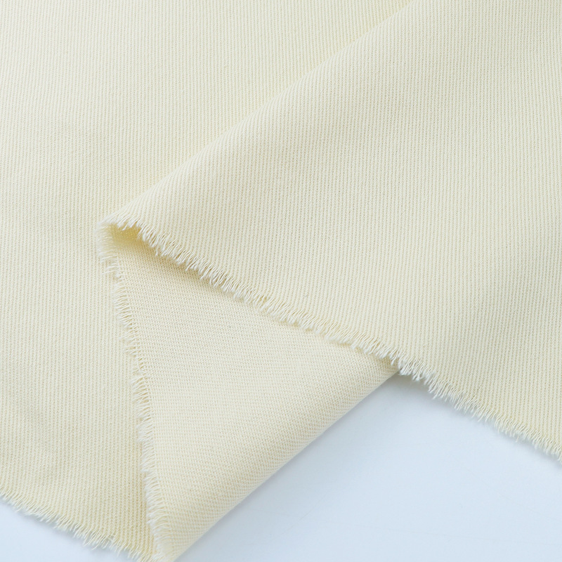 10 lavado de arena de algodón lavado sarga de algodón hilado Tarjeta de tela primavera y verano casual equipaje abrigo pantalones de tela