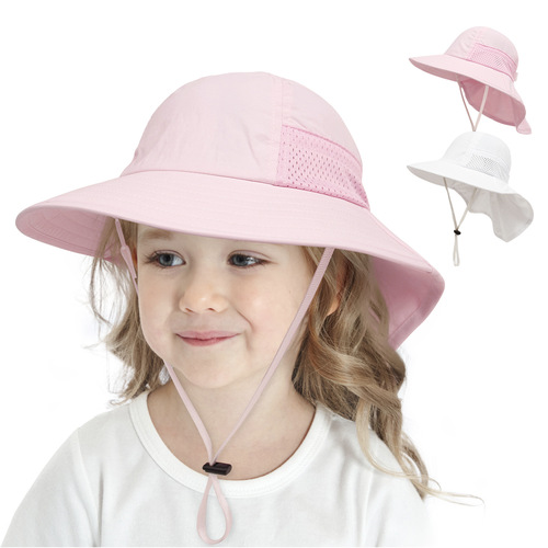 Children's Sun Hat, Knitted Sun Protective Hat,  Summer New Arrival, Lightweight and Breathable Fisherman Hat for Boys and Girls