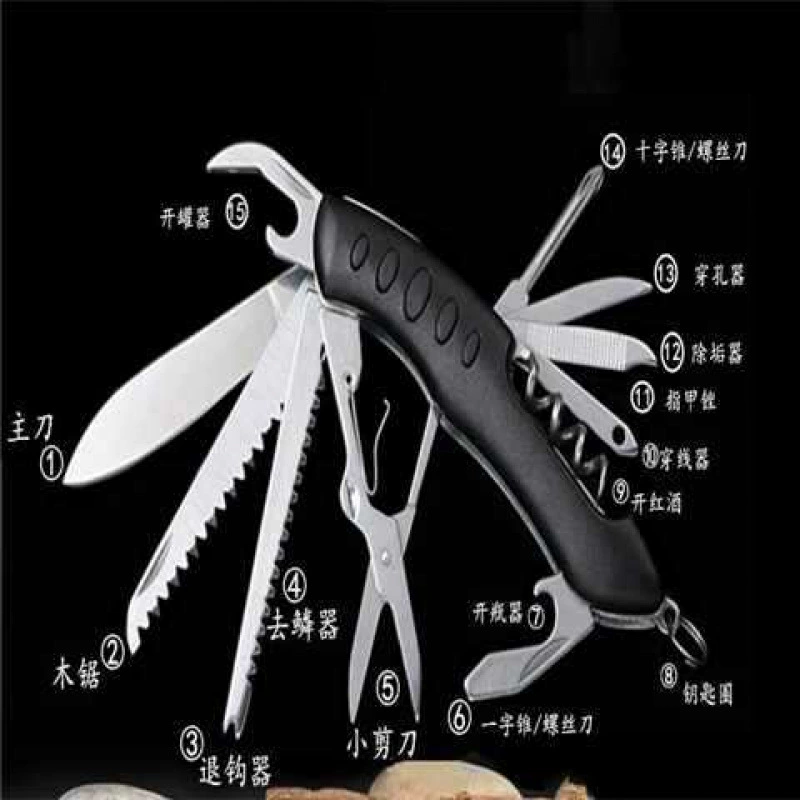 Folding universal travel tools set, pocket knife, Switzerland