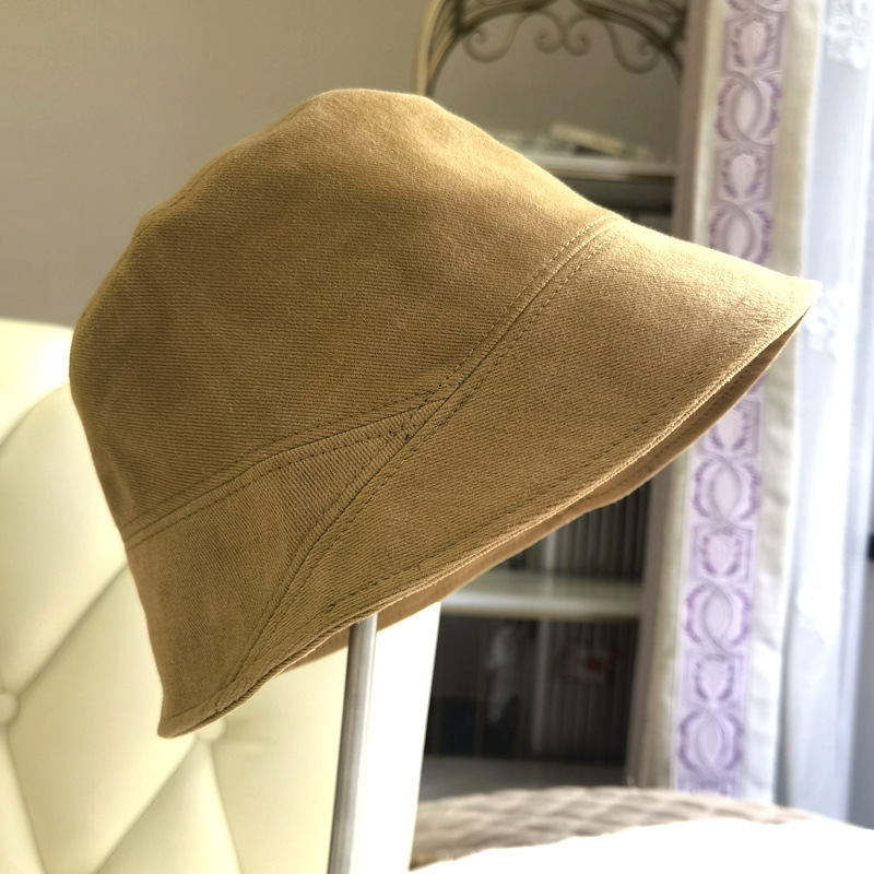 Instagram Wind~Bucket Covering Fisherman Women's Korean Edition Showing Face Small Net Red Bucket Self closing Hat_voghion.com