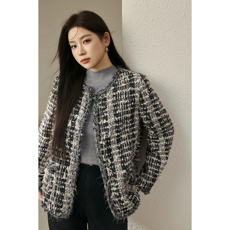 Цветное шоу большой размер женской одежды французского легкого экстравагантного темперамента