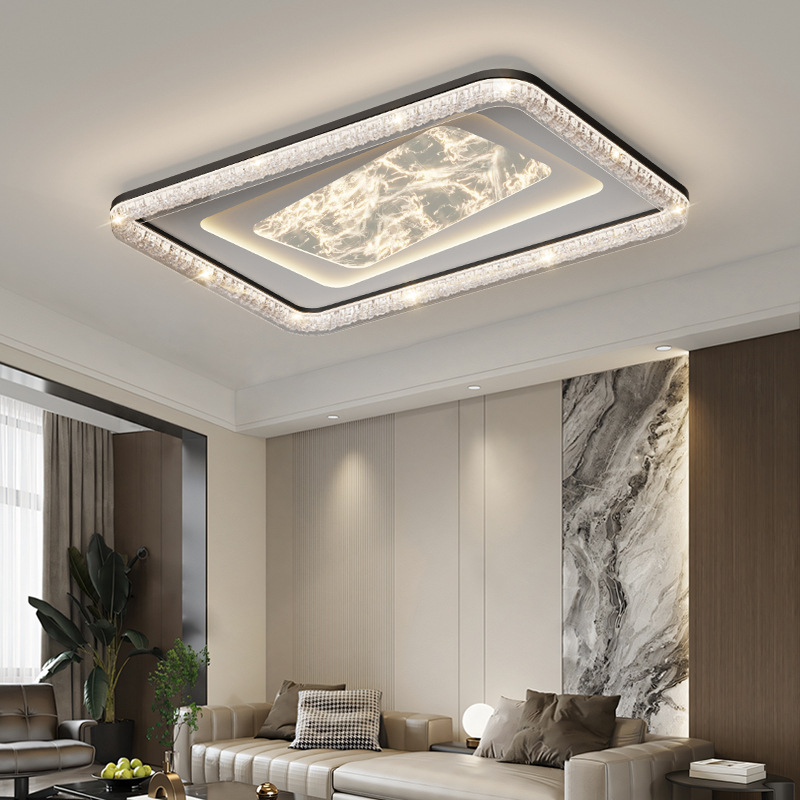 Luz de la sala de estar lujosa lujosa alta sensacional minimalista lámpara principal de la sala de estar 2025 nueva lámpara de techo de la sala de estar lámparas de casa