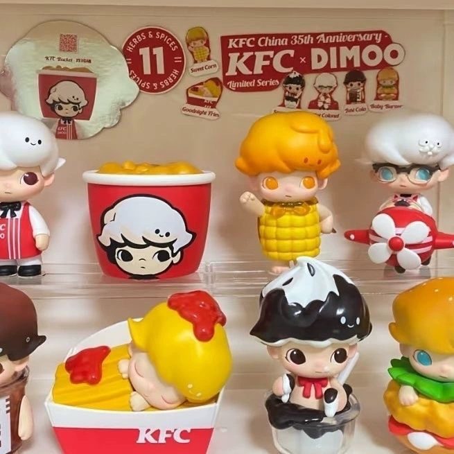 POPMART DIMOO KFC KFC совместная слепая коробочка наборы ручной работы сувениры детские модные игрушки