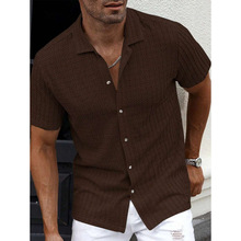 T 28315 Jacquard stripe lapel men's shirt �Ứ���Ʒ����г���