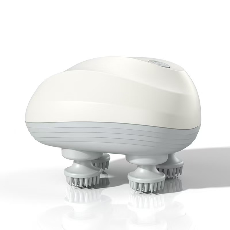新款多功能颈椎按摩器充电款头部按摩仪器 八爪鱼按摩头皮按摩仪|undefined