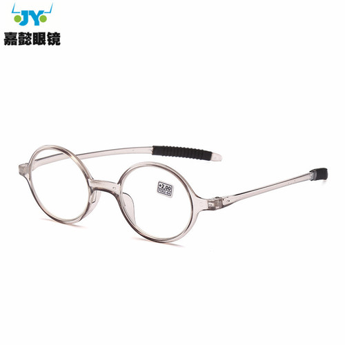 New retro Shiye Taizi small round glasses multi-color round soft PC frame high-definition resin sheet reading glasses cross-border