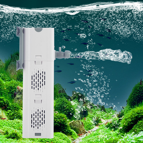 Fish tank filter, aquarium filter pump, built-in circulation, Amazon's new white European and American filter