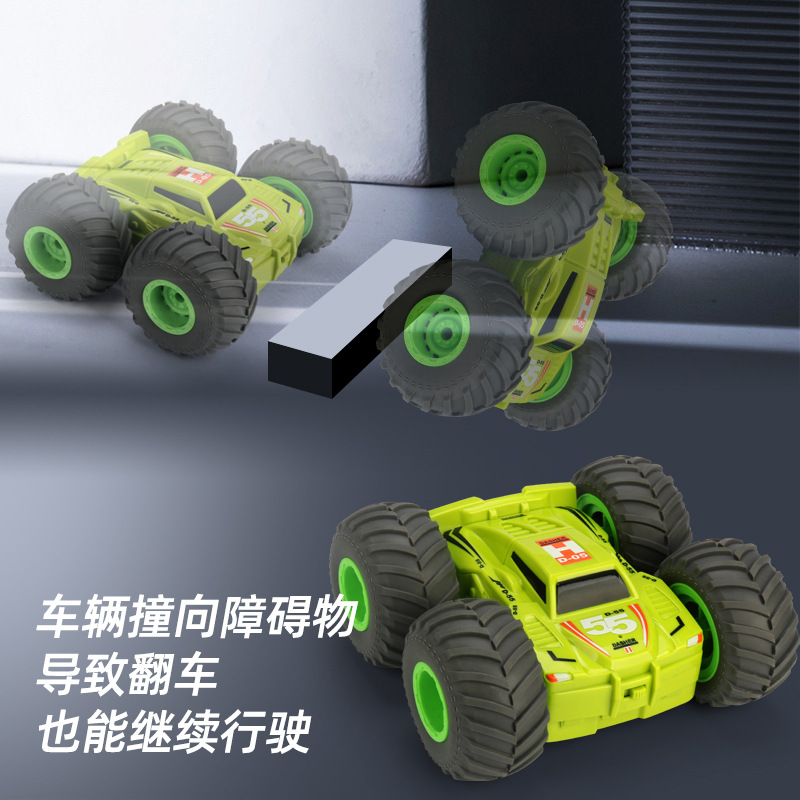 Dirección de control remoto de cuatro vías para niños coche de doble cara conducción volquete coche chico control remoto puesto de coche al por mayor