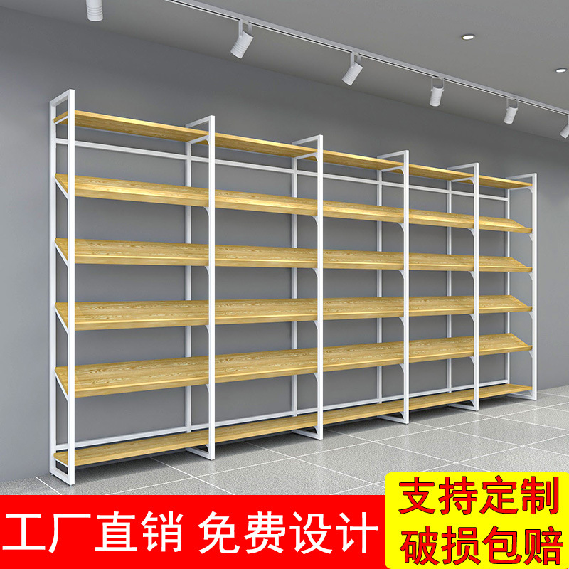 名创货架文具店斜层板挡条刀具展示架厨具展示书架展柜边柜商用