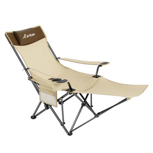 Aoran outdoor folding deck chair portable ultra-light fishing chair beach camping director chair lunch break back stool