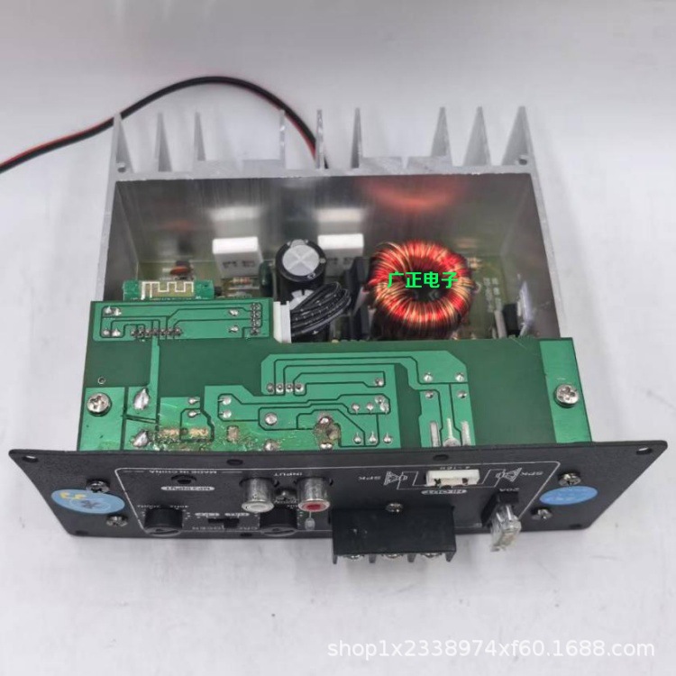 Bluetooth 500W Full Tone/Pure Bass 12V Power Amplifier Board High Power Pair Tube Motherboard 8-12inch Car Subwoofer Core
