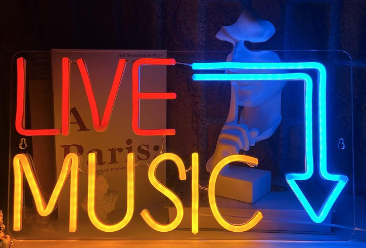 ネオンカスタム発光字ledランプ広告ランプ付きlive music雰囲気ランプクロスボーダー電気商専用|undefined