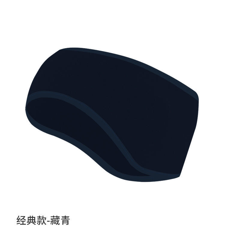 亚马逊防寒发带纯色抓绒防风额头保暖头带加绒加厚跑步运动护耳带|undefined