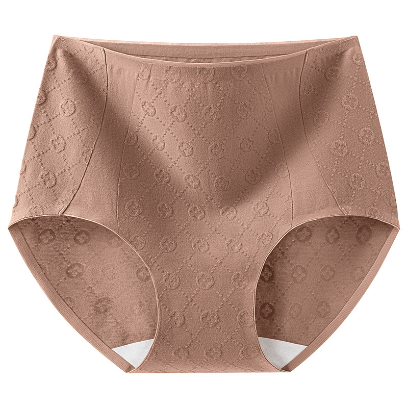 Cintura alta algodón puro femenino entrepierna antibacteriana 2024 nuevo estilo sin costuras abdomen agradable para la piel transpirable ropa interior de gran tamaño para mujer entrepierna larga image 12