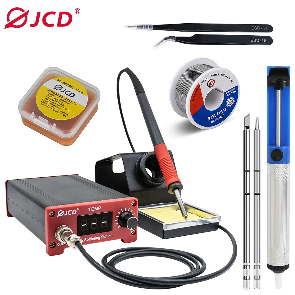 JCD цифровой дисплей Smart T12 сварочный стол два в одном абсорбтор оловянного железа набор платы паяльника стол для ремонта мобильного телефона