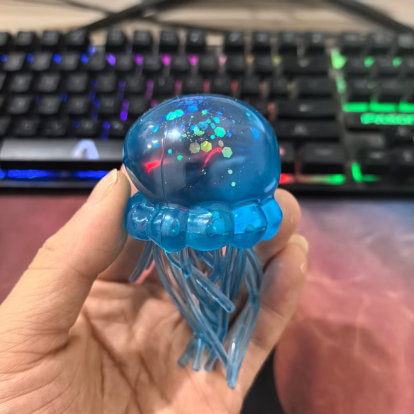 Jellyfish maltose blue