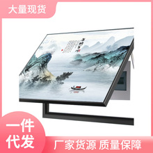 3TBW批发新中式海纳百川电表箱装饰画客厅配电箱挂画山水餐厅弱电