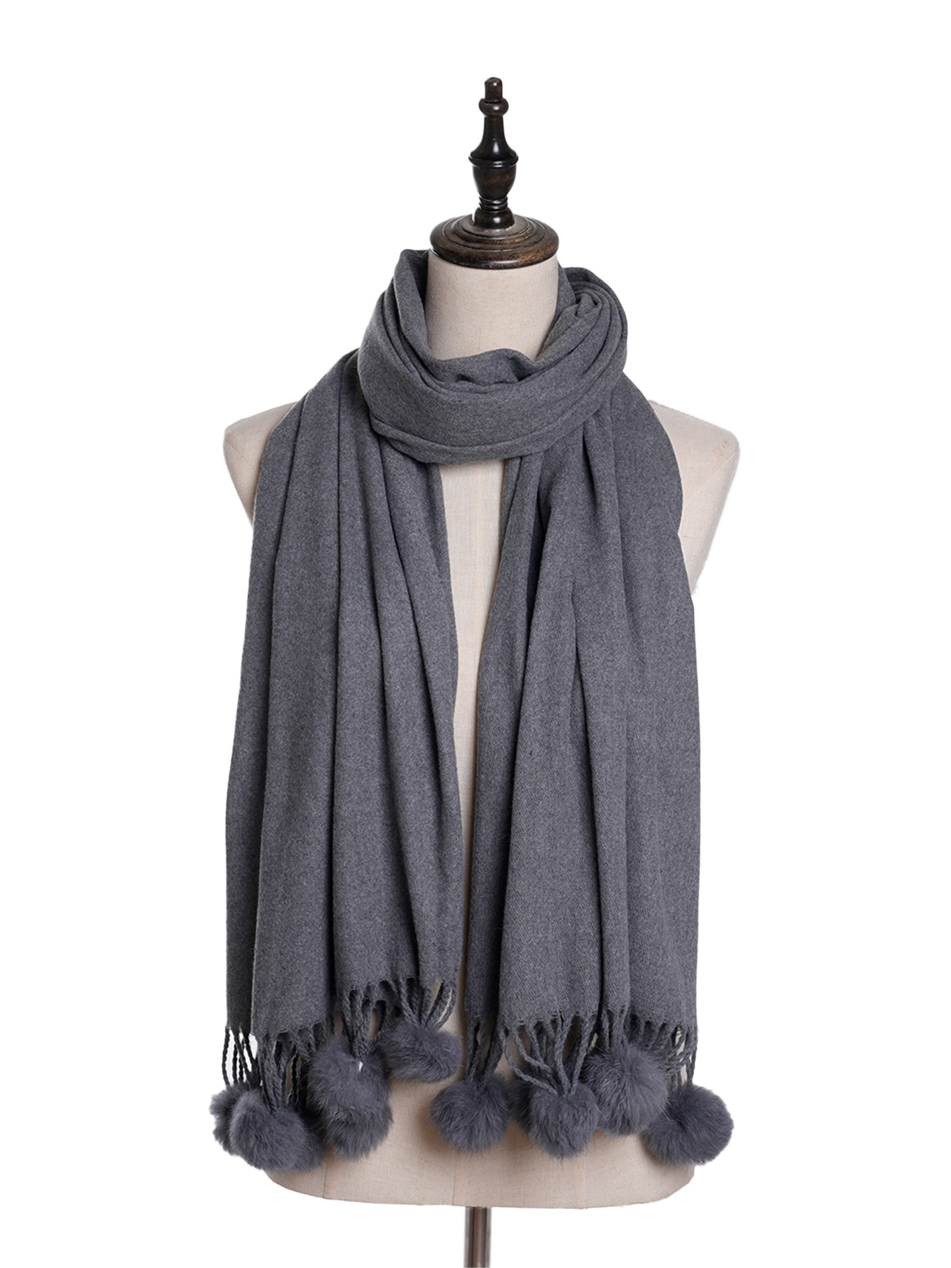 Casual, Simple Style Style Women's Casual Simple Style Solid Color Imitation Cashmere Scarf